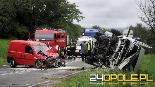 Dziewięć osób rannych w wypadku