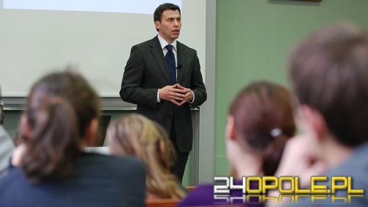 Olejniczak i Niesiołowski u studentów