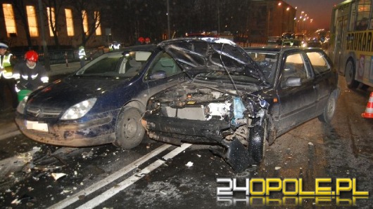 Wypadek sparaliżował centrum Opola