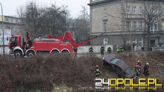 Wjechał po pijaku do Młynówki