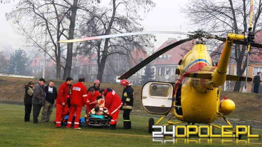 Maszyna zmiażdżyła mężczyźnie rękę
