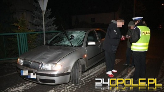 Wtargnęła prosto pod samochód