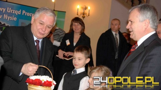 Lech Kaczyński gościł w Nysie