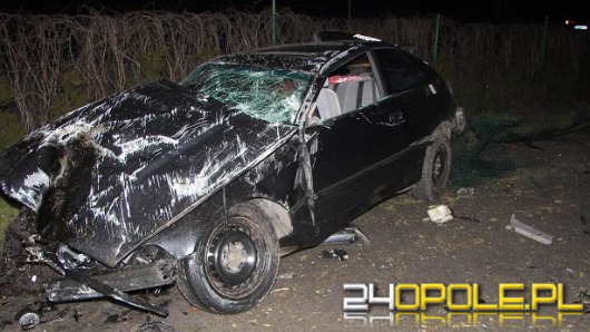 Nie miał prawka, rozbił BMW