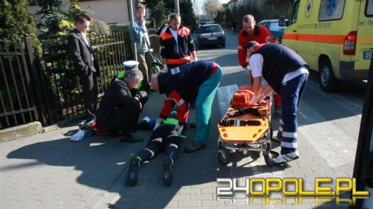 Rowerzysta wjechał pod samochód