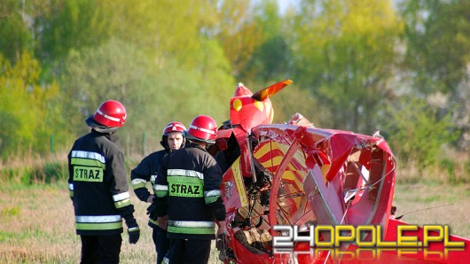 Wypadek awionetki w Skarbimierzu