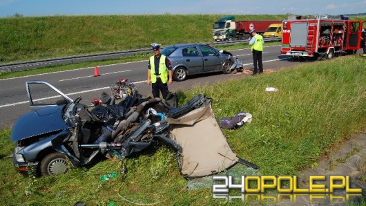 Tragiczny wypadek na pasie awaryjnym na A4
