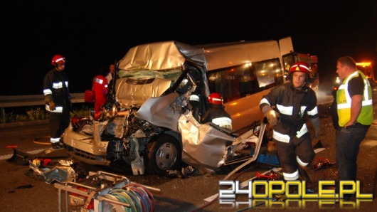 Groźny wypadek na autostradzie A4