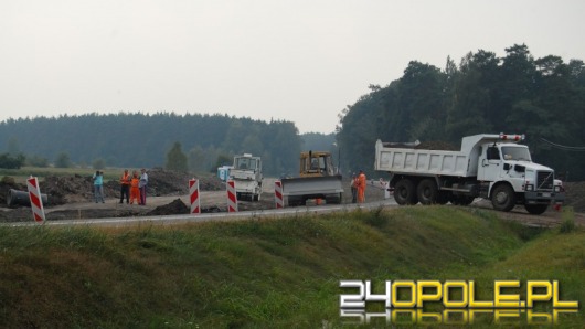 Objazd na drodze do Częstochowy