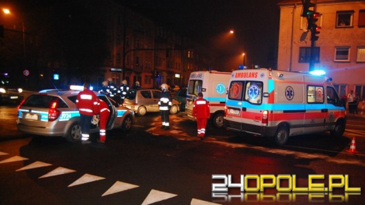 Wypadek na skrzyżowaniu w Opolu