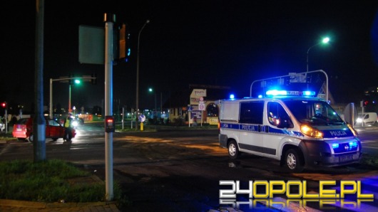 Wypadek z radiowozem w Opolu