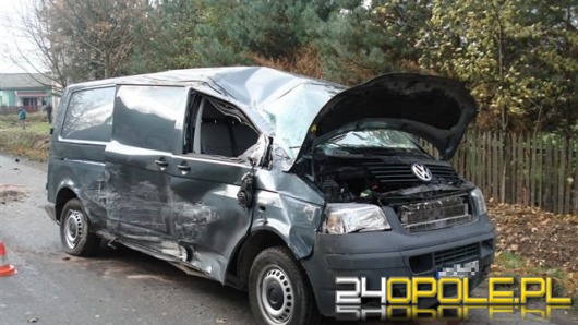 Zderzenie busów niedaleko Niemodlina