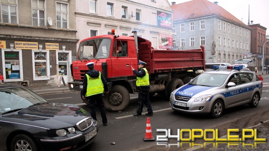 Wypadek na ul. Chrobrego w Brzegu