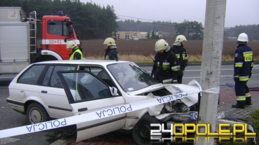 Wypadek na trasie Opole - Ozimek