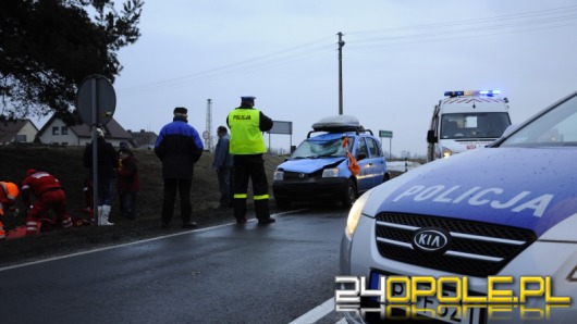 Wtargnął pod rozpędzony samochód