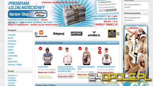 Sklep internetowy HARLEM-SHOP już otwarty