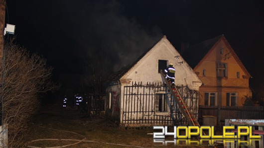 Pożar domu w Lubszy