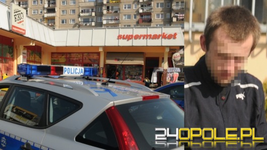 Sklepowy złodziej zatrzymany przez obsługę