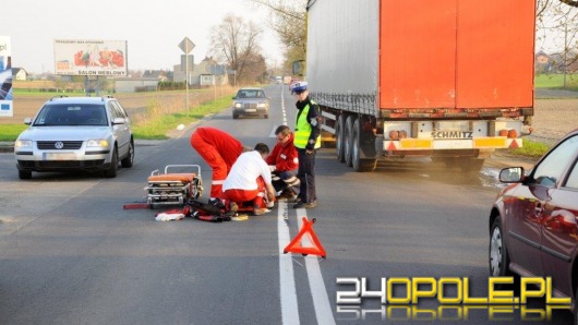 Pechowy motocyklista