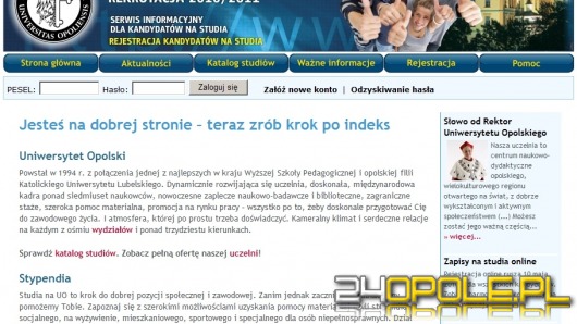 Rekrutacja online na Uniwersytet Opolski