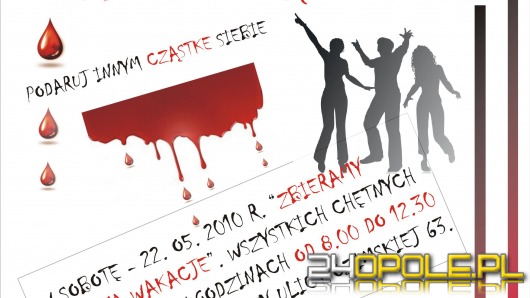 Studenci zachęcają do oddawania krwi