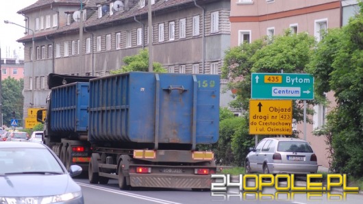 Uruchomiono objazd dla ruchu tranzytowego