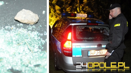 Ktoś obrzucał kamieniami dom i radiowóz