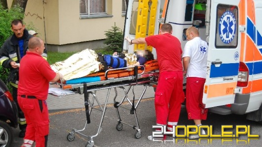 Pożar na ul. Grota Roweckiego