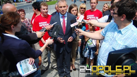 Lider SLD zabiegał o poparcie w Opolu