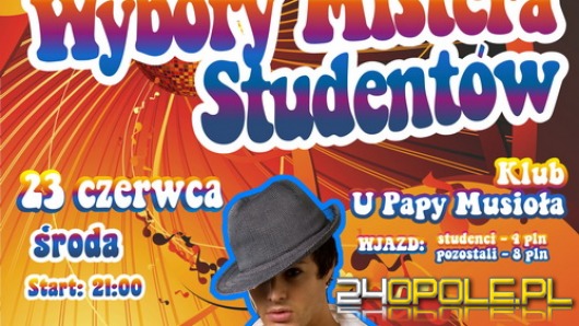 Wybierz Mistera Studentów U Papy Musioła