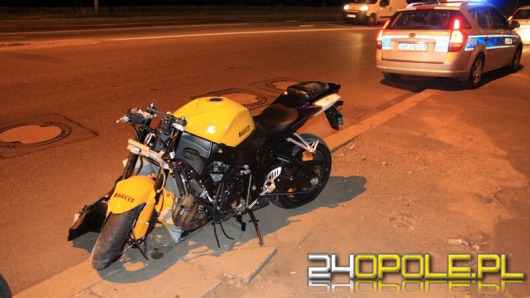 Dwie osoby ranne w wypadku motocykla