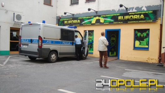 Rozbój w sklepie z dopalaczami