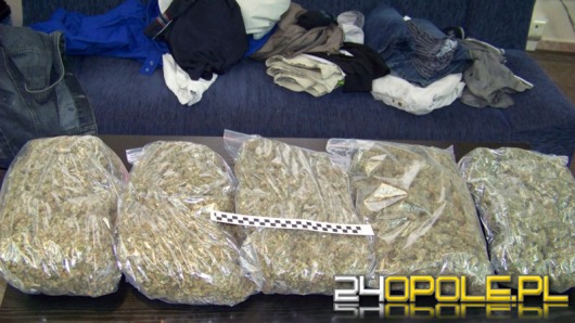 5 kilogramów marihuany w torbie z Holandii