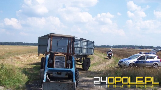 Pijany traktorzysta sprawcą nietypowego wypadku