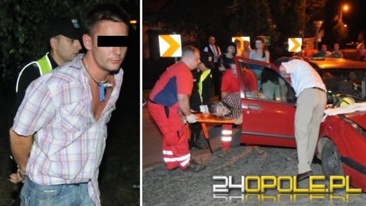 Pijany kierowca uciekał po wypadku