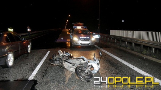 Motocyklista zasłabł podczas jazdy