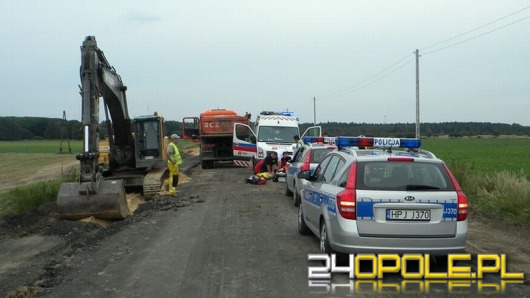 Śmiertelny wypadek podczas remontu drogi