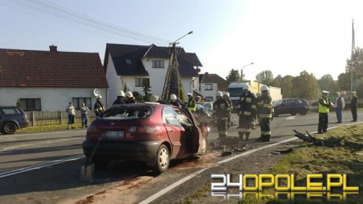 Wypadek pod Ozimkiem - jedna osoba nie żyje