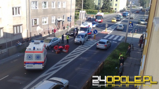 Potrącenie na Placu Kazimierza w Opolu