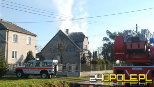 Palił się strych domu jednorodzinnego w Opolu