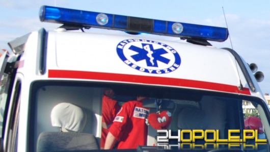 7-latek włożył rękę pod piłę spalinową