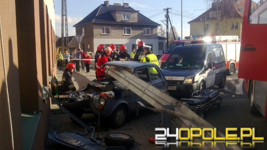 Maluch wbił się w barierę energochłonną