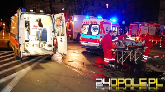 7 osób rannych w wypadku w centrum Opola