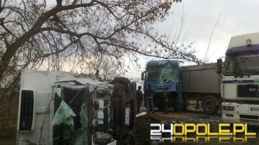 Zderzenie ciężarówek - nowe informacje