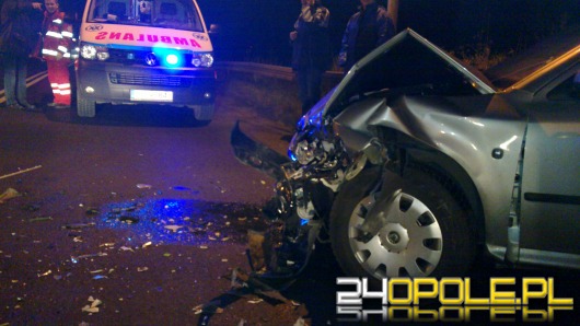 Wypadek na ul. Krapkowickiej, dwie osoby w szpitalu
