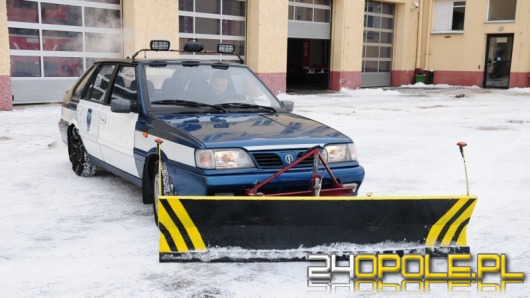Strażacy nie mają problemów z odśnieżaniem