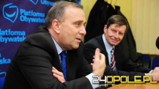 Grzegorz Schetyna przyjechał poprzeć Zembaczyńskiego