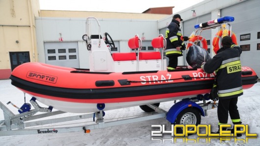 Nowy ponton posłuży opolskim strażakom