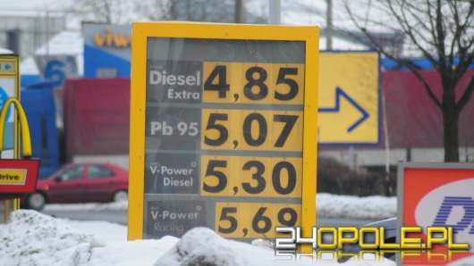 Ceny paliwa na Opolszczyźnie przekroczyły 5 złotych