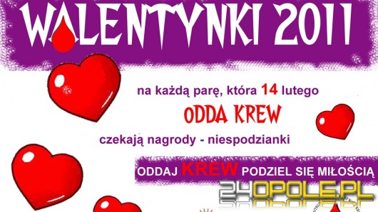 Podziel się miłością, oddaj krew na Walentynki